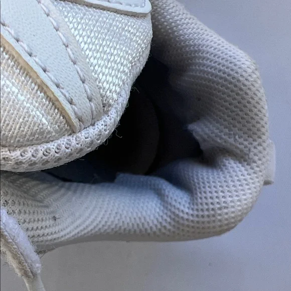 Nike Wmn T-Lite VIII Lea (W) White Grey Silver 396879 111 Size size 8.5 - Picture 7 of 11